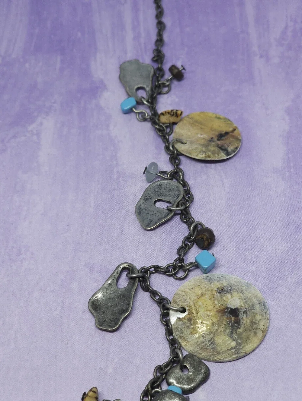 Coldwater Creek Seashore Flutter Shell Necklace